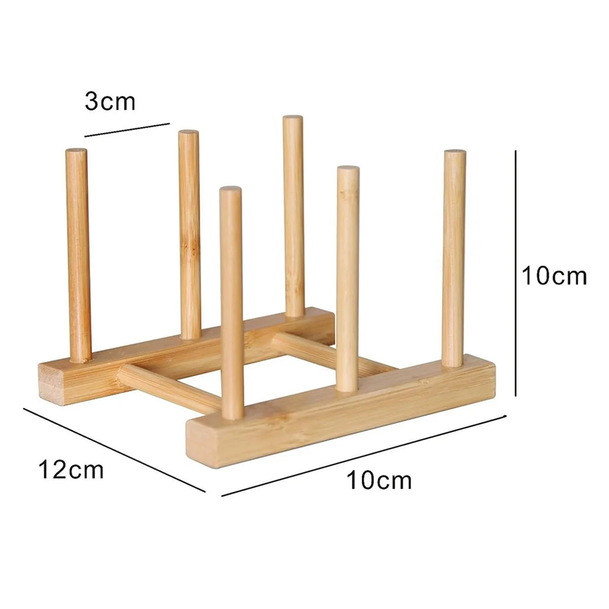 Bamboo Pots Organizer