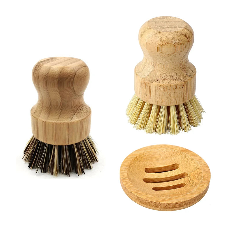 Bamboo Dish Scrub Brush