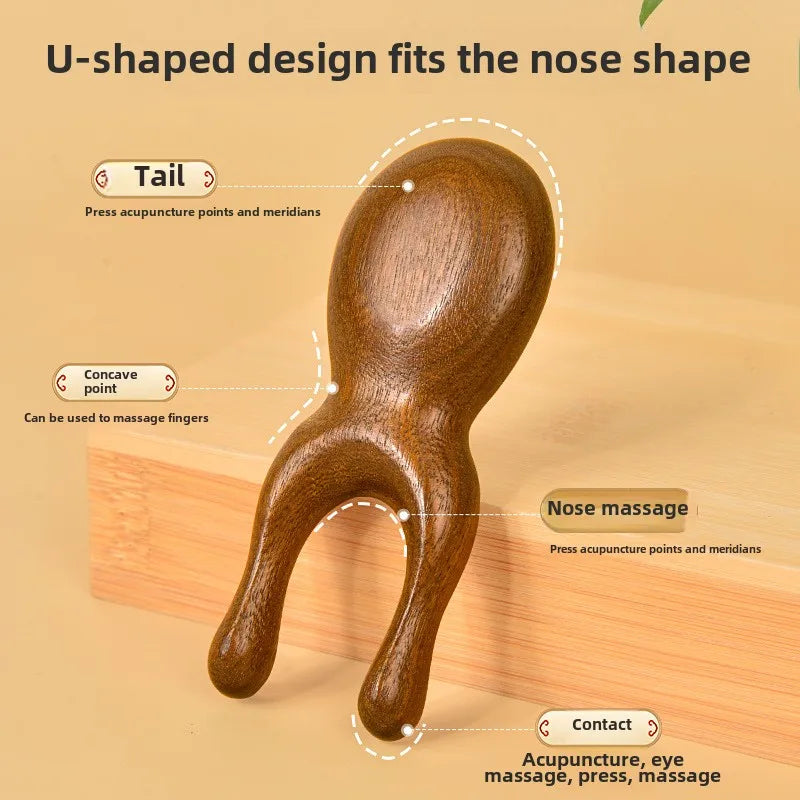 Wood Face Massager