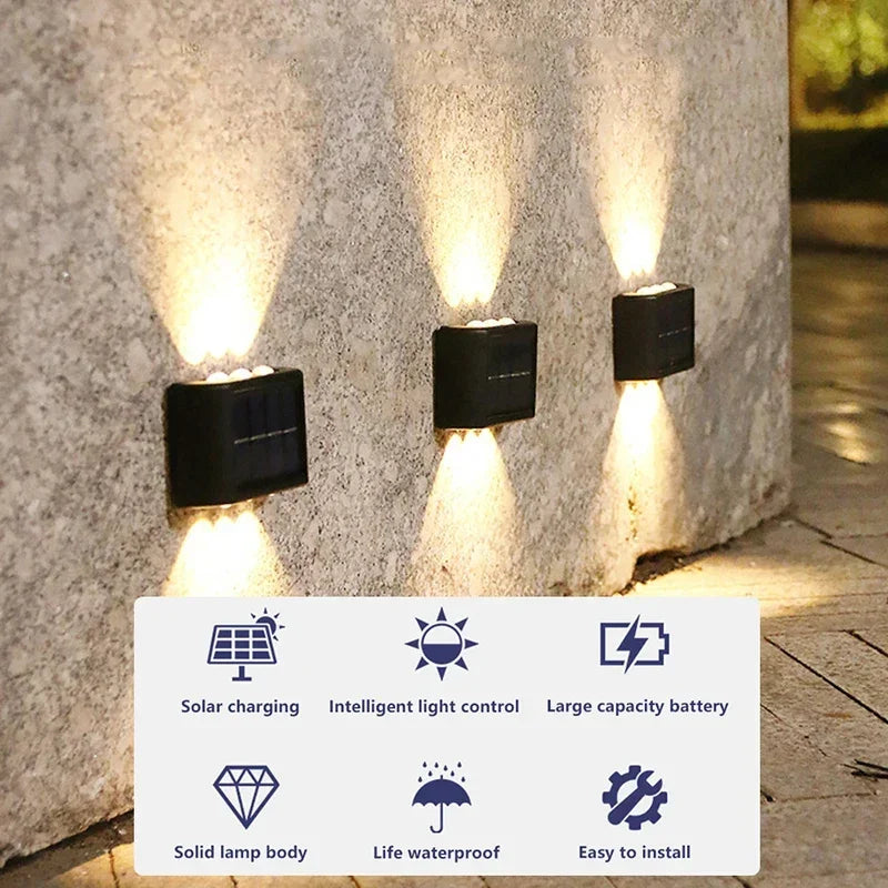 Outdoor Solar Wall Lamp