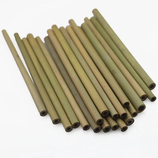 10 pcs Bamboo Drinking Straws