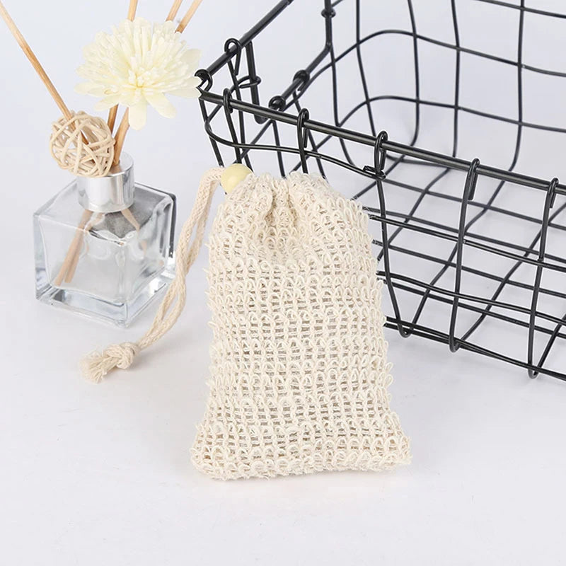 Sisal Exfoliating Soap Mesh Pouch