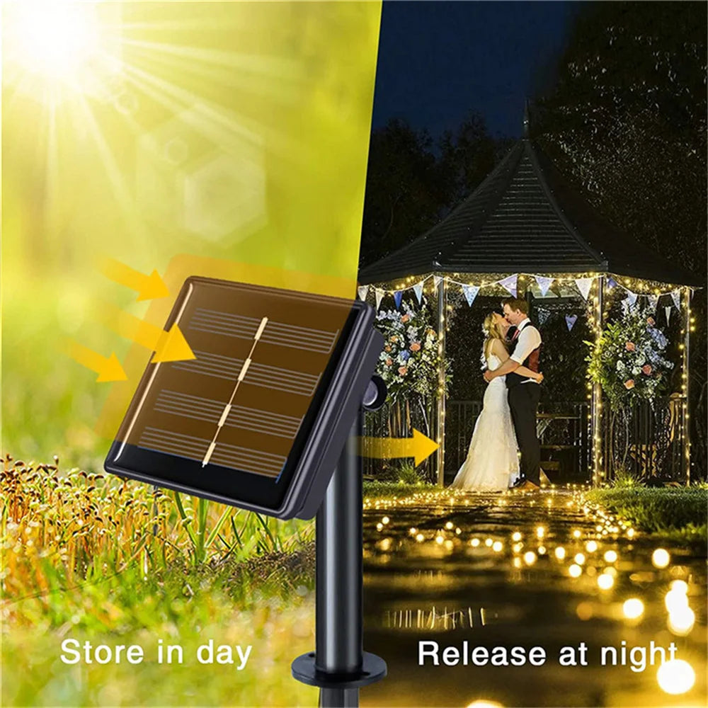 Solar Curtain Light