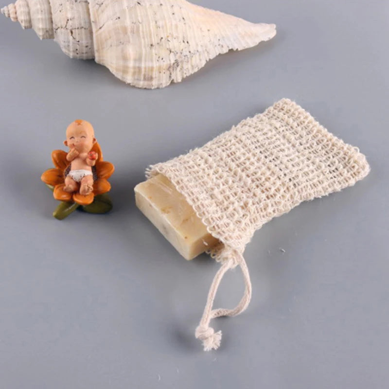 Sisal Exfoliating Soap Mesh Pouch