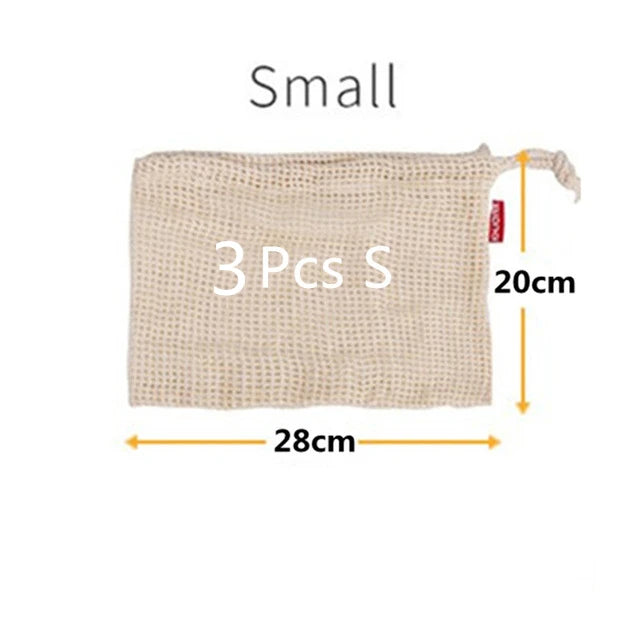 Cotton Mesh Produce Bags